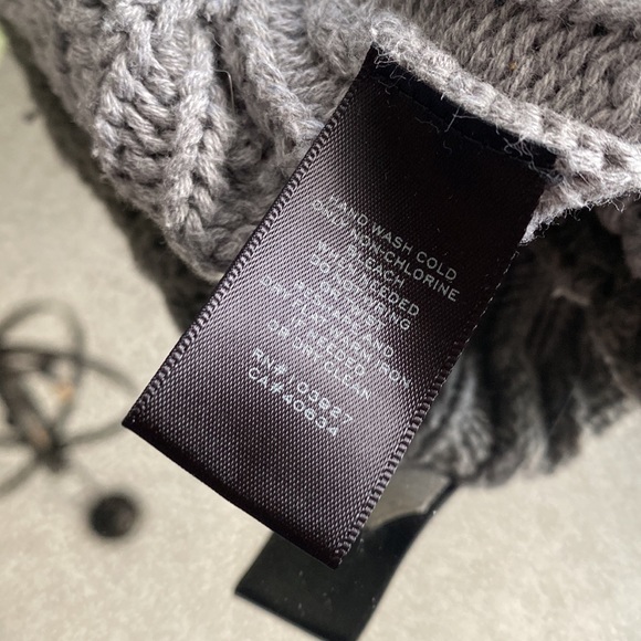 Marc by Marc Jacobs Cropped Oversized Cable Knit Sweater, Size M/L Womens - Picture 4 of 6